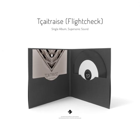 Music CD: TÇAITRAISE ( FLÍGHTCHECK ) / Electronic music single slbum