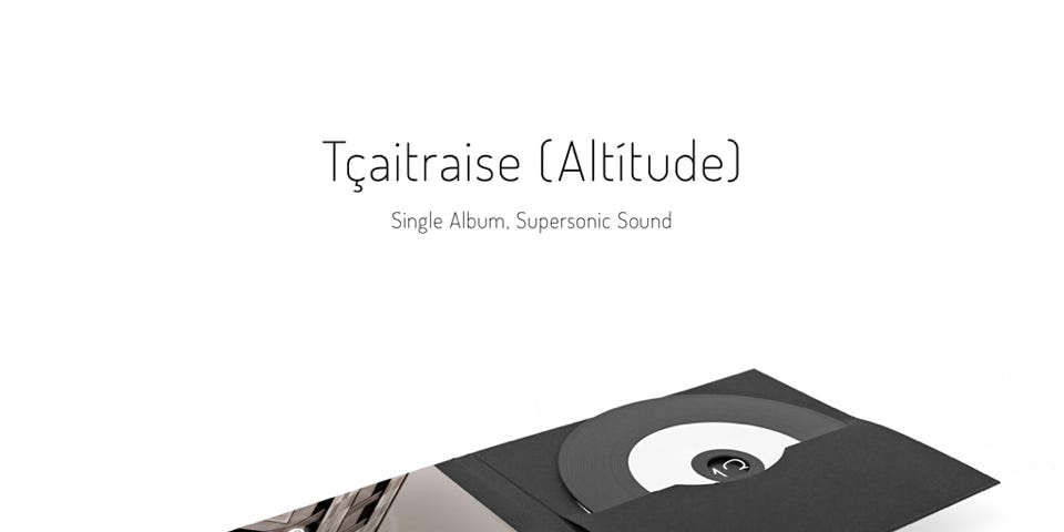Music CD: TÇAITRAISE ( ALTÍTUDE ) / Electronic music single slbum