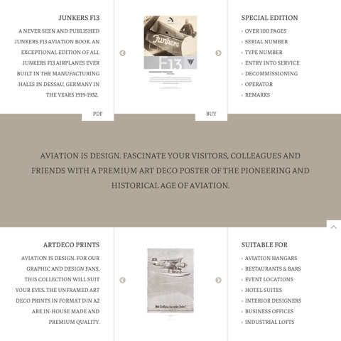 Web Design: HISTORY OF AVIATION - Photos / Art / Prints / Calendars