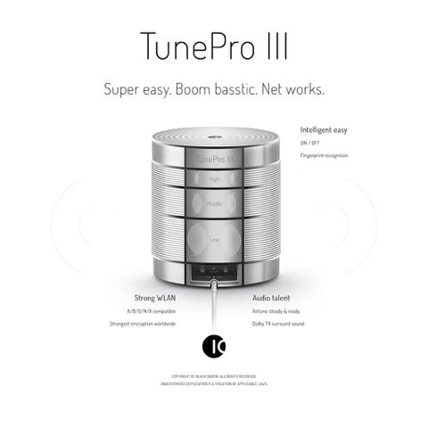 Audio: IO TunePro III / Audio airtune wlan speaker system
