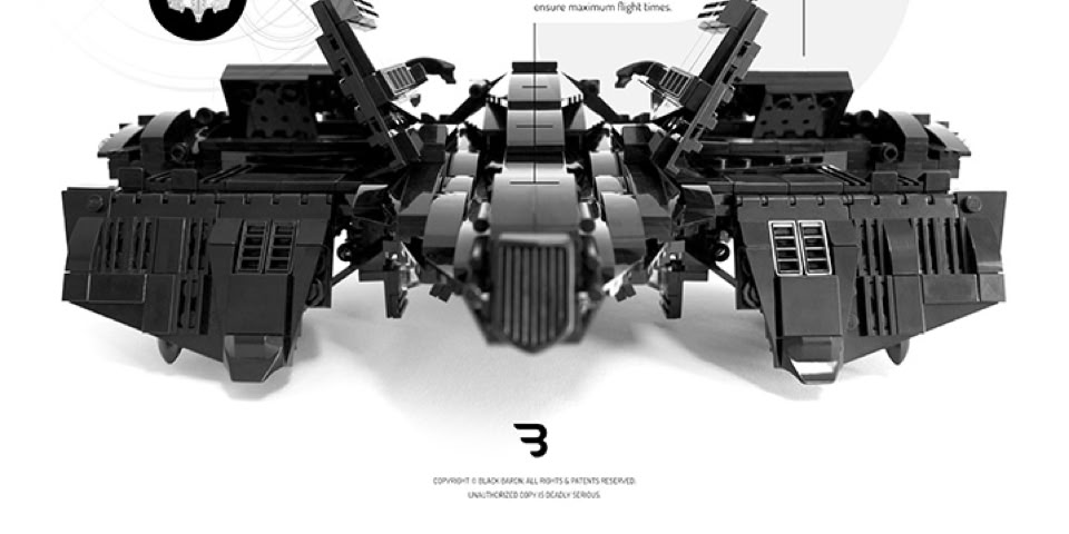 Legomoc: BLACK FALCON Y-73 / Military fighter jet aircraft