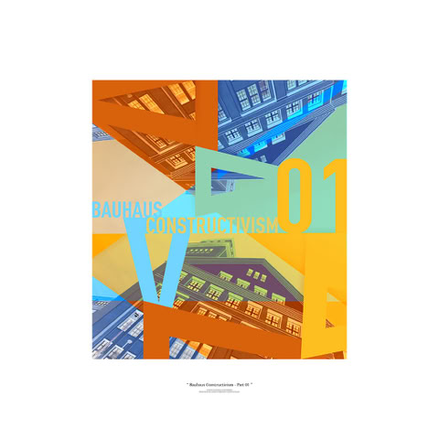 Artwork: BAUHAUS CONSTRUCTIVISM 01 / Fine art print 53x73