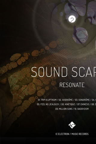CD Cover: SOUND SCAPES ( RESONATE ) / Llimited music album