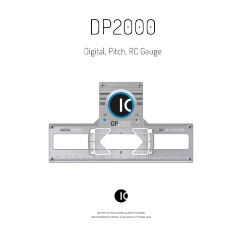 RC Pitch Gauge: DP2000 / Reliable and failsafe RC pitch gauge RC Pitch Gauge: DP2000 / High tech RC pitch gauge for RC helicopters