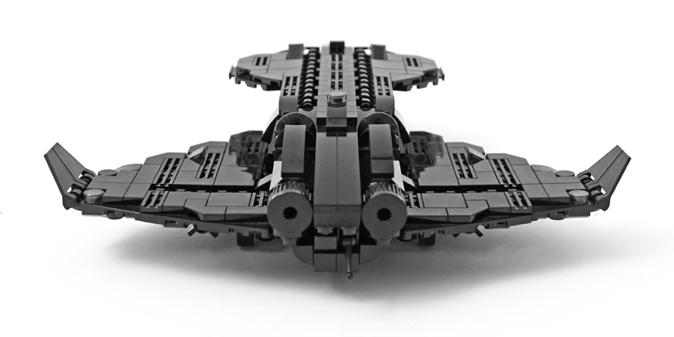 Legomoc: BLACK SKULL Y-99 / Torpedo bomber military drone aircraft