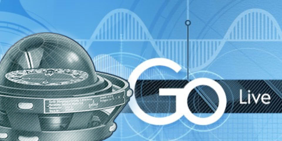 Screenshot: AI GOLIVE 1.0 / Splash screen of the web editor application