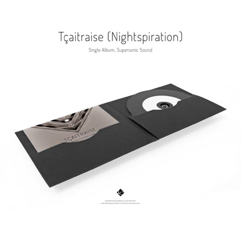 Music CD: TÇAITRAISE ( NIGHTSPIRATION ) / Electronic music single slbum