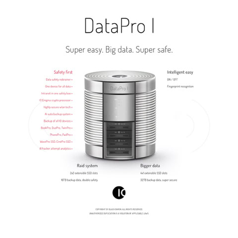 Cloud: IO DataPro I / Cloud intranet network backup system