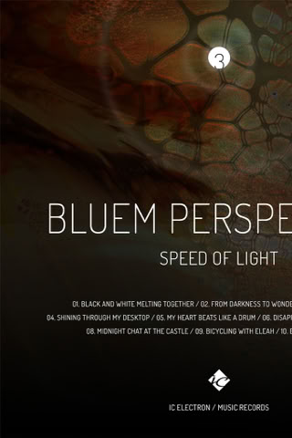 CD Cover: BLUEM PERSPECTIVE ( SPEED OF LIGHT ) / Music album
