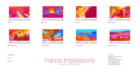 Calendar: FRANCE IMPRESSIONS / Fine art calendar