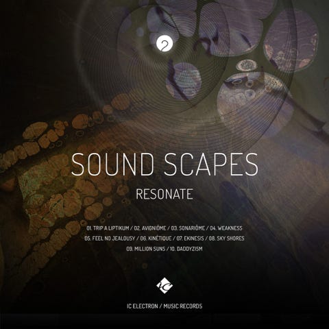 CD Cover: SOUND SCAPES ( RESONATE ) / Llimited music album
