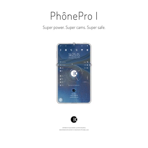 Mobile Phone: IO PhônePro I / AI toucscreen smartphone device