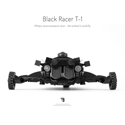 Legomoc: BLACK RACER T-1 / Military trike vehicle design