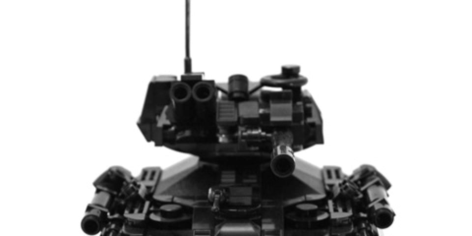 Legomoc: BLACK TIGER T-73 / Armed military battle tank panzer