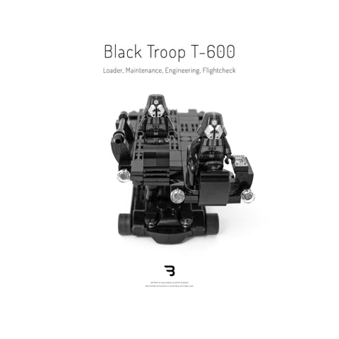 Legomoc: BLACK TROOP T-600 / Military utility vehicle design