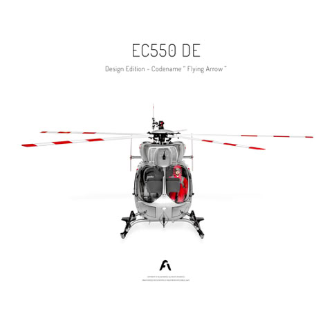 RC Model: EC550 DE / Design Edition RC helicopter model aircraft