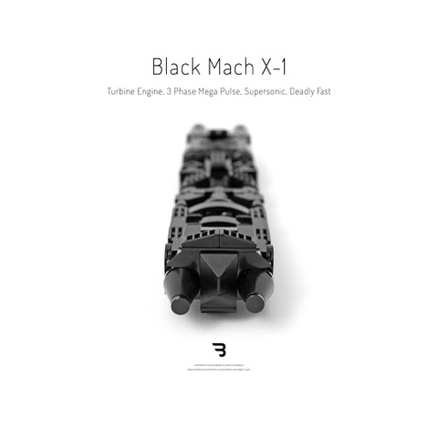 Legomoc: BLACK MACH X-1 / Supersonic aircraft engine