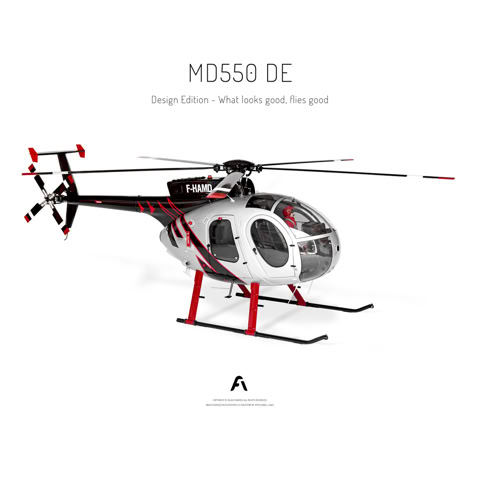 RC Helicopter: MD550 DE / Design Edition RC model aircraft