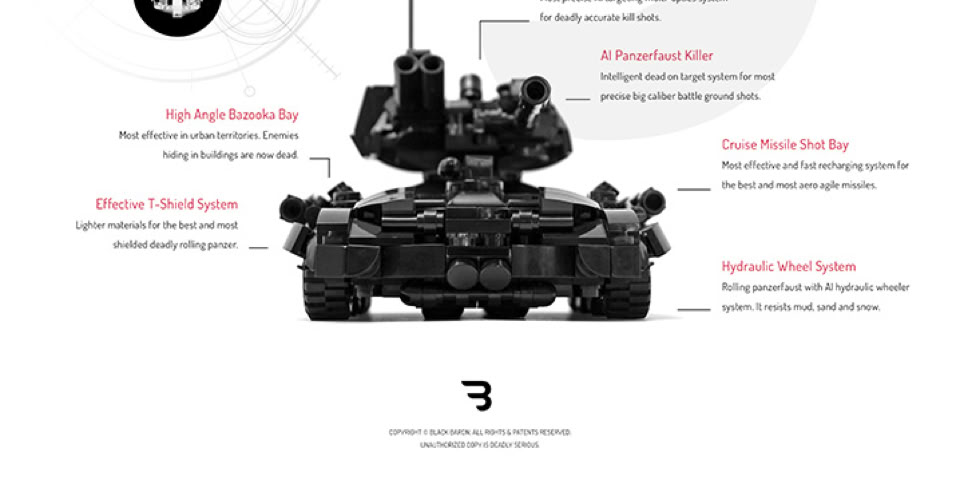 Lego Moc Poster: BLACK MACH X-1 / Aircraft supersonic speed engine