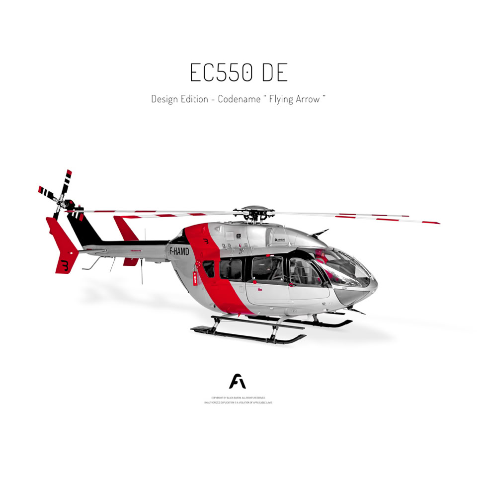 RC Model: EC550 DE / Design Edition RC helicopter model aircraft