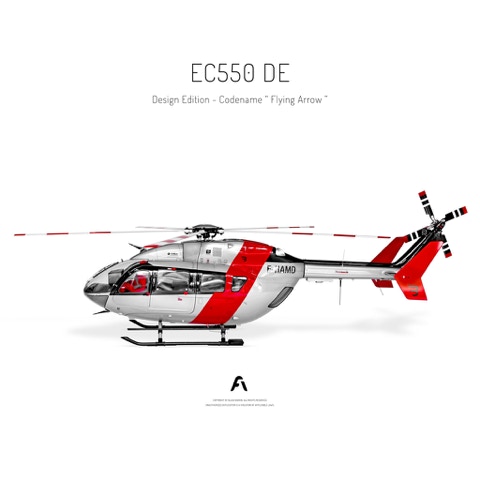 RC Model: EC550 DE / Design Edition RC helicopter model aircraft