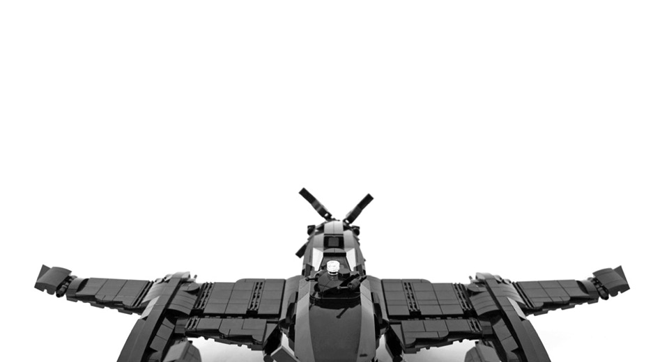 Legomoc: BLACK STRIKE Y-62 / Turboprop military fighter airplane