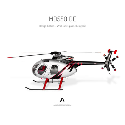 RC Model: MD550 DE / Design Edition RC helicopter model aircraft