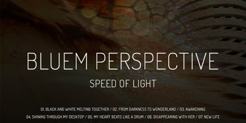 CD Cover: BLUEM PERSPECTIVE ( SPEED OF LIGHT ) / Music album