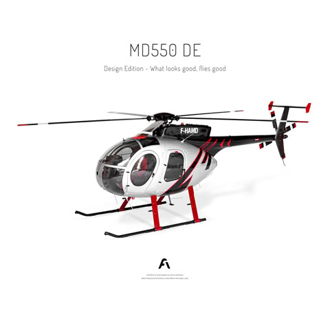 RC Model: MD550 DE / Design Edition RC helicopter model aircraft