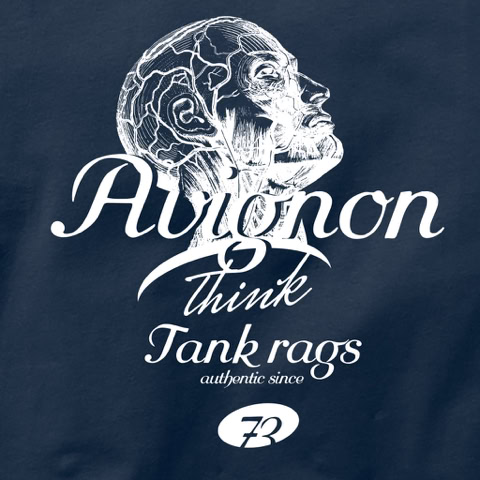 T-Shirt: AVIGNON ( Think Tank Rags ) / Fashion style design