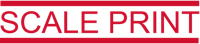 Logo: SCALE PRINT / 3D printing plastic scale parts for helicopters