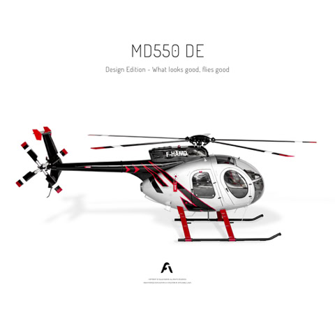 RC Model: MD550 DE / Design Edition RC helicopter model aircraft