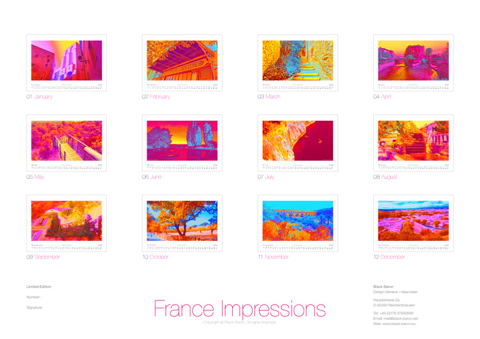 Calendar: FRANCE IMPRESSIONS / Index Page