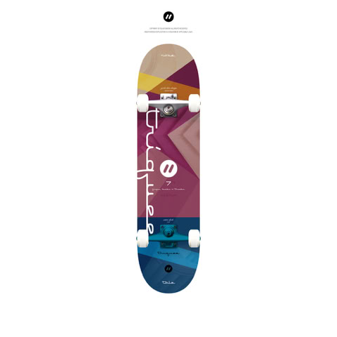 Skateboard: 7" TRIQUEE 75 / Nitro street culture