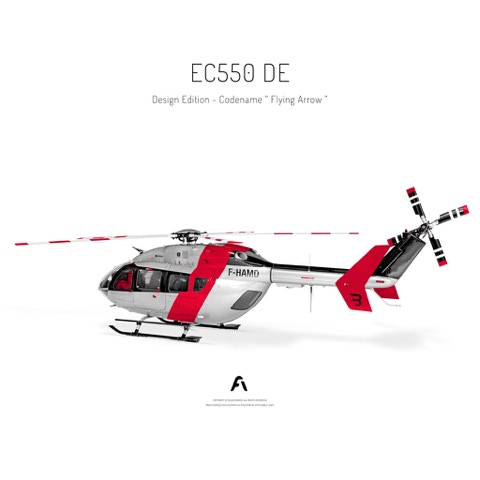 RC Model: EC550 DE / Design Edition RC helicopter model aircraft