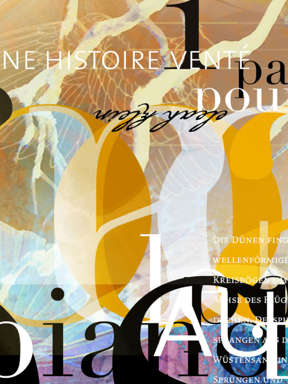 Artwork: LE PIANO AU DÉSERT / Fine art print 53x73