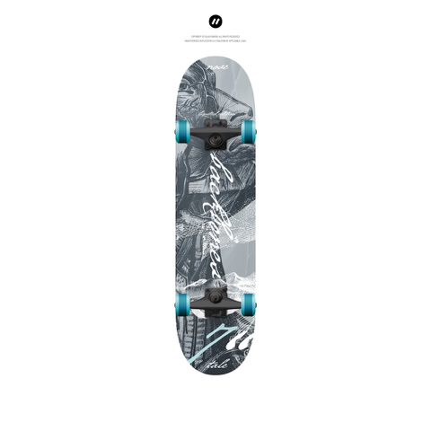 Skateboard: 7" TRIQUEE 45 / Backbones street culture
