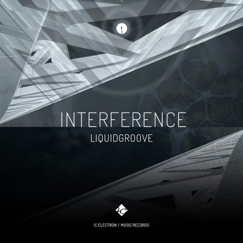CD Cover: LIQUIDGROOVE ( INTERFERENCE ) / Music album remix