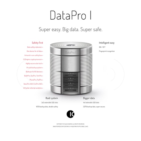 Cloud: IO DataPro I / Cloud intranet network backup system