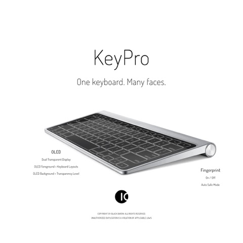 Keyboard: IO KeyPro / Portable touchscreen keyboard device