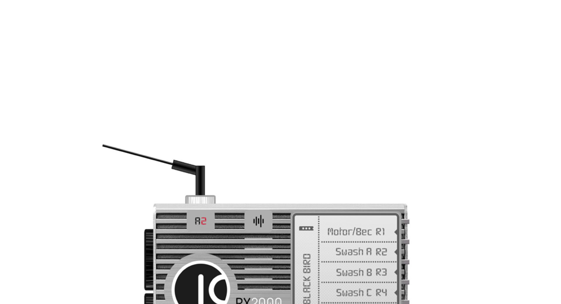RC Receiver: RX2000 / High tech RC Receiver for RC aircrafts
