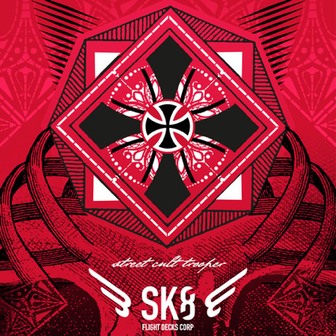 Skateboard: 7" TRIQUEE 15 / Decks never die agenda