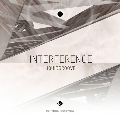 CD Cover: LIQUIDGROOVE ( INTERFERENCE ) / Electronic music remix slbum