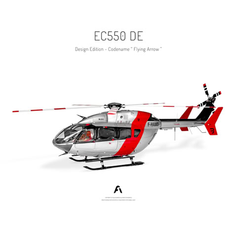 RC Model: EC550 DE / Design Edition RC helicopter model aircraft