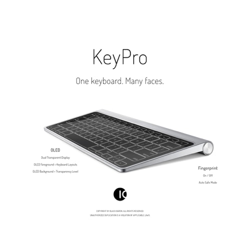 Keyboard: IO KeyPro / Portable touchscreen keyboard device