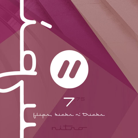 Skateboard: 7" TRIQUEE 75 / Nitro street culture