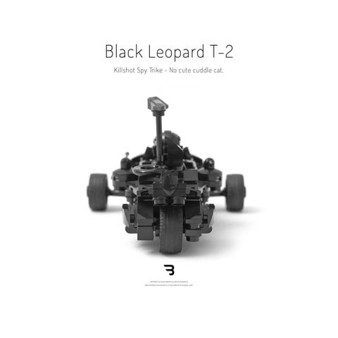 Legomoc: BLACK LEOPARD T-2 / Military reconnaissance trike