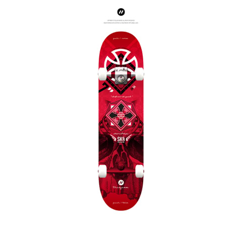 Skateboard: 7" TRIQUEE 15 / Decks never die agenda