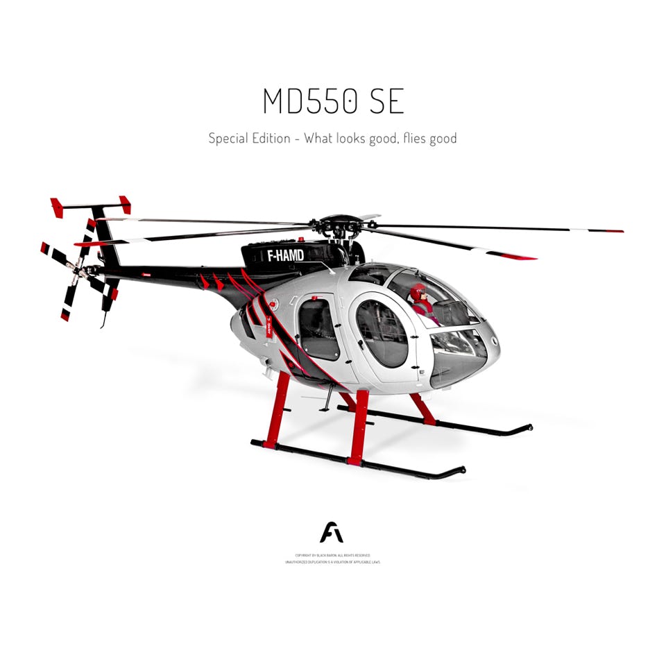 RC Model: MD550 SE / Special Edition RC helicopter model aircraft