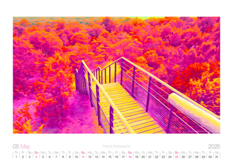 Calendar: FRANCE IMPRESSIONS / May